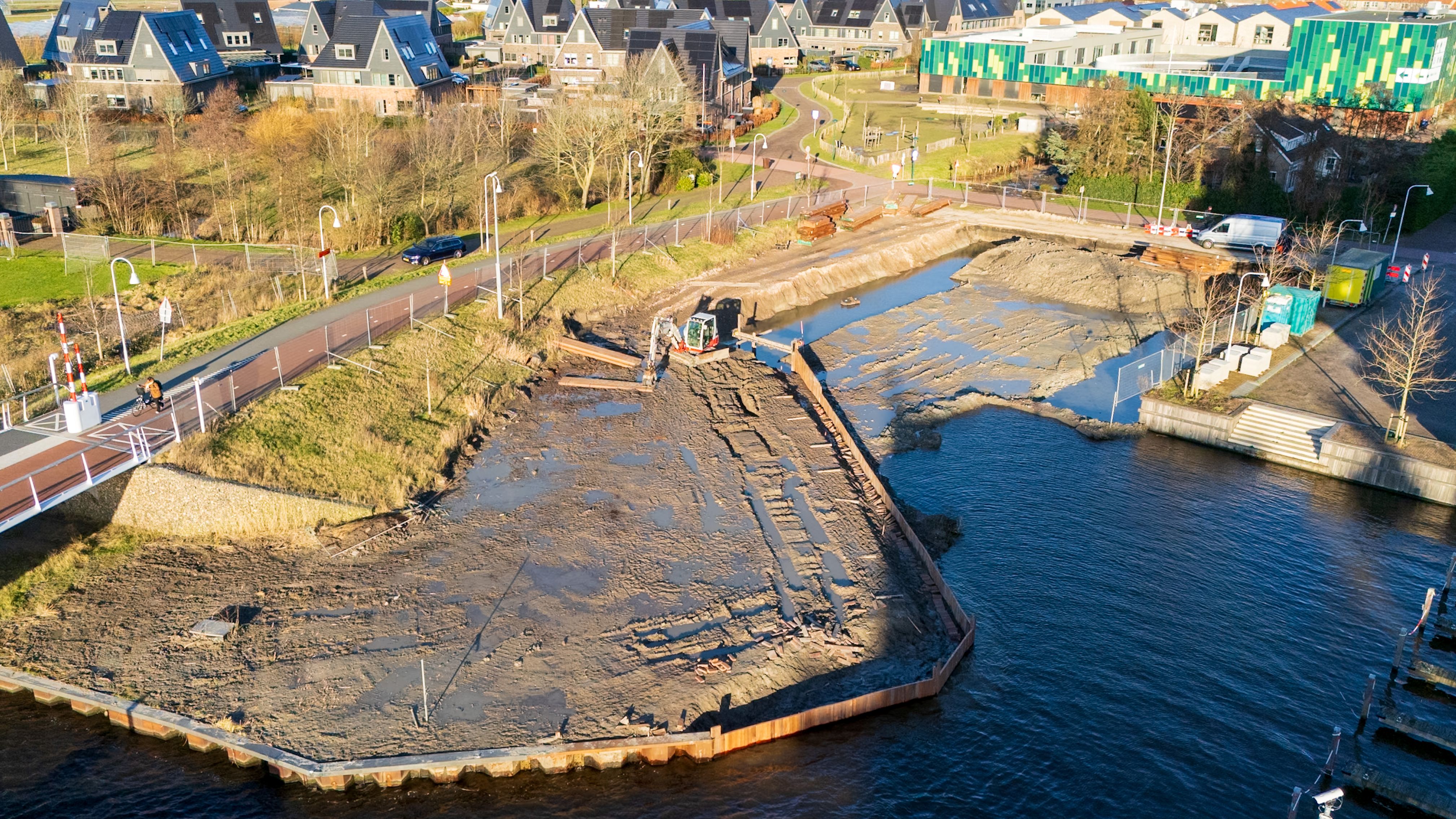 Foto werkzaamheden projectterrein