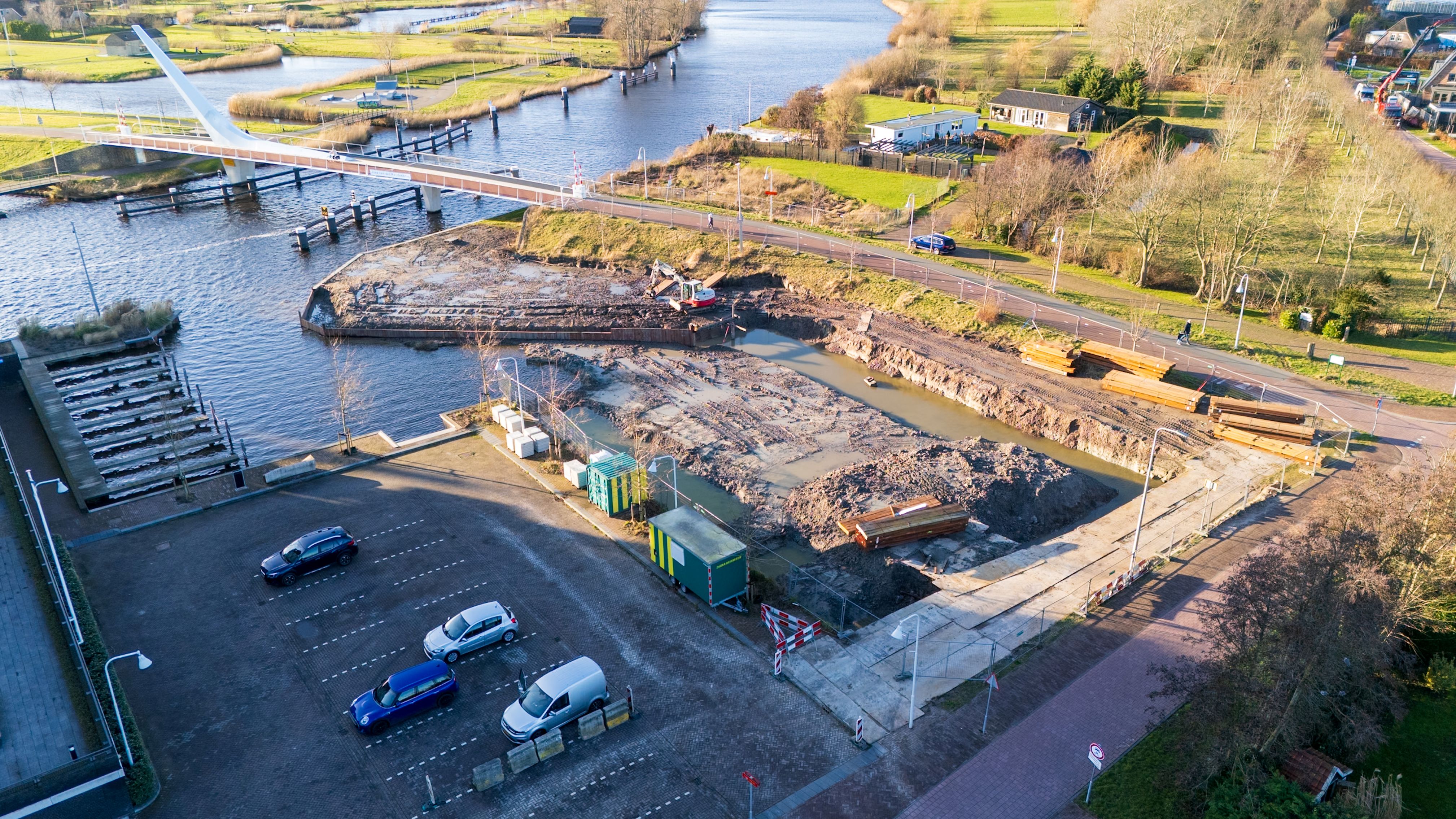 Foto werkzaamheden projectterrein